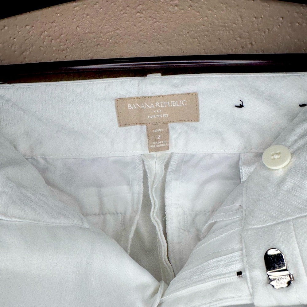 Banana Republic Women White Dress Pants.